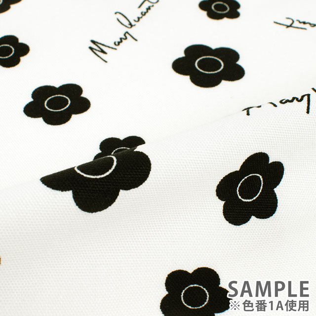 生地 MARY QUANT-マリー・クヮント- スモールフラワー/オックス(AP1020S) 1A.オフ 09Ac04_