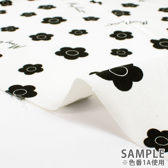 生地 MARY QUANT-マリー・クヮント- スモールフラワー/オックス(AP1020S) 1A.オフ 09Ac04_