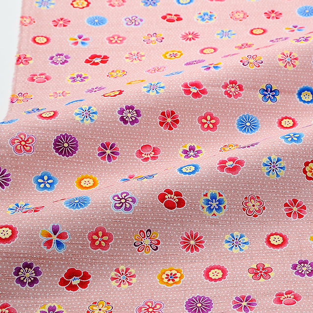 生地 ワガラパールプリント 和菓子/サザンクロス(AP11406) 1B.ピンク 99Zz99_