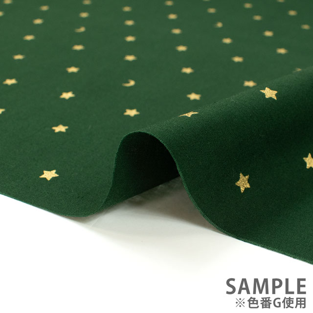 生地 TWINKLE NIGHT/シーチング(AP45202) F.赤 09Ae99_