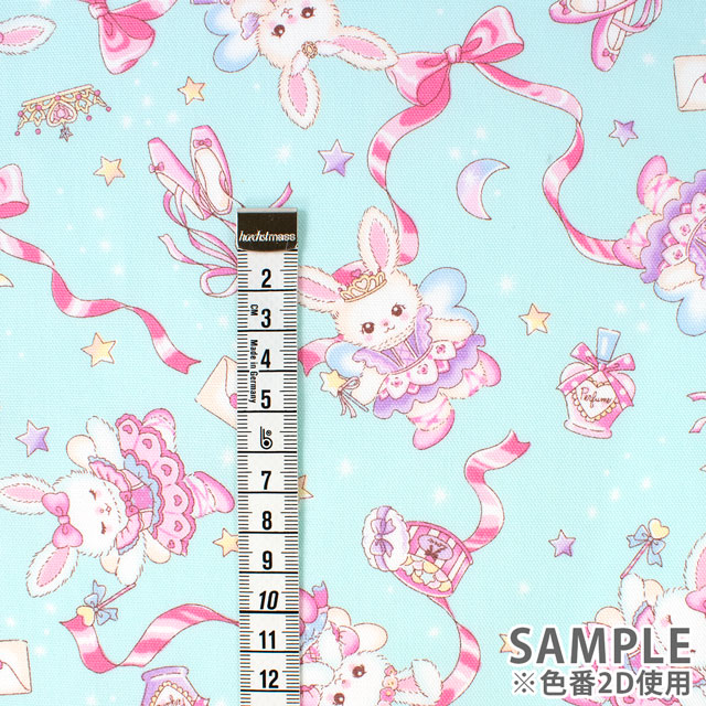 生地 バニラポップ うさぎとバレエ/オックス(AP51203L) 2B.ピンク 09Ae99_