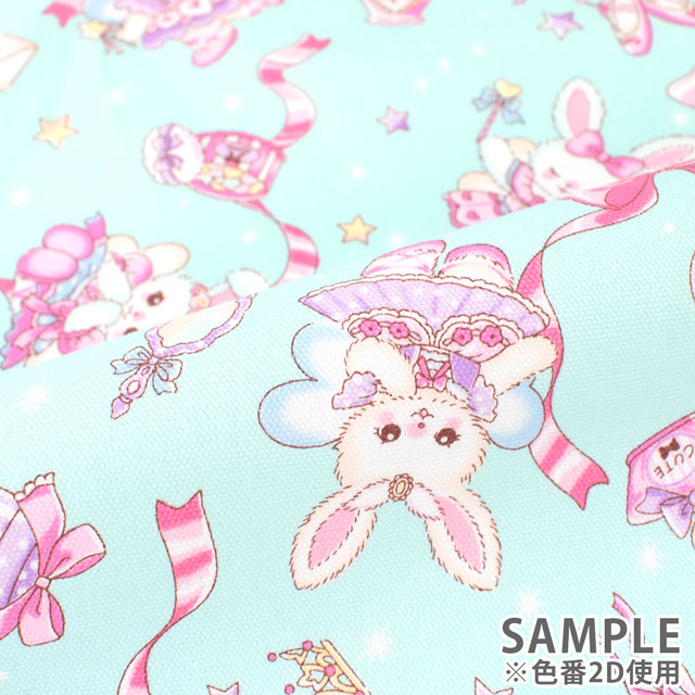 生地 バニラポップ うさぎとバレエ/オックス(AP51203L) 2B.ピンク 09Ae99_