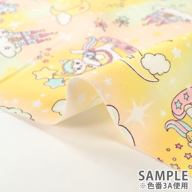 生地 バニラポップ 月とスイーツ/オックス(AP51203L) 3A.イエロー 09Ae99_