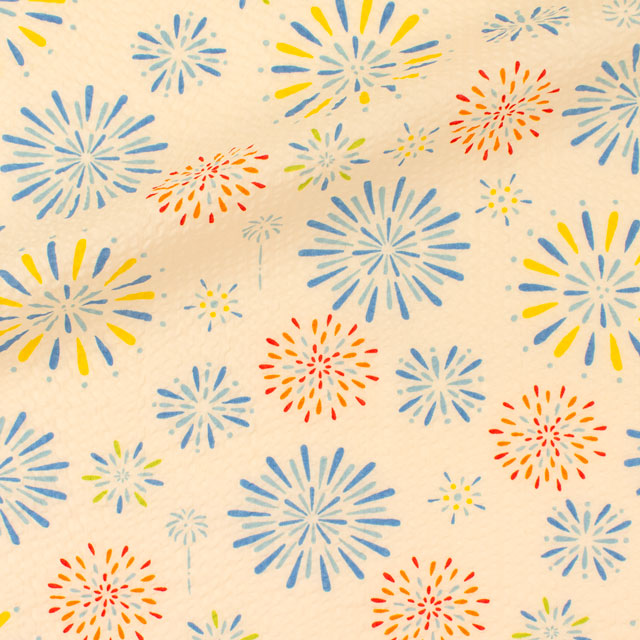 生地 和柄リップル 花火(AP52111) 3A.オフ 09Ab02_