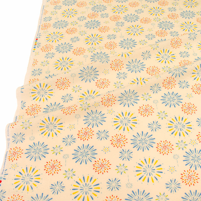 生地 和柄リップル 花火(AP52111) 3A.オフ 09Ab02_
