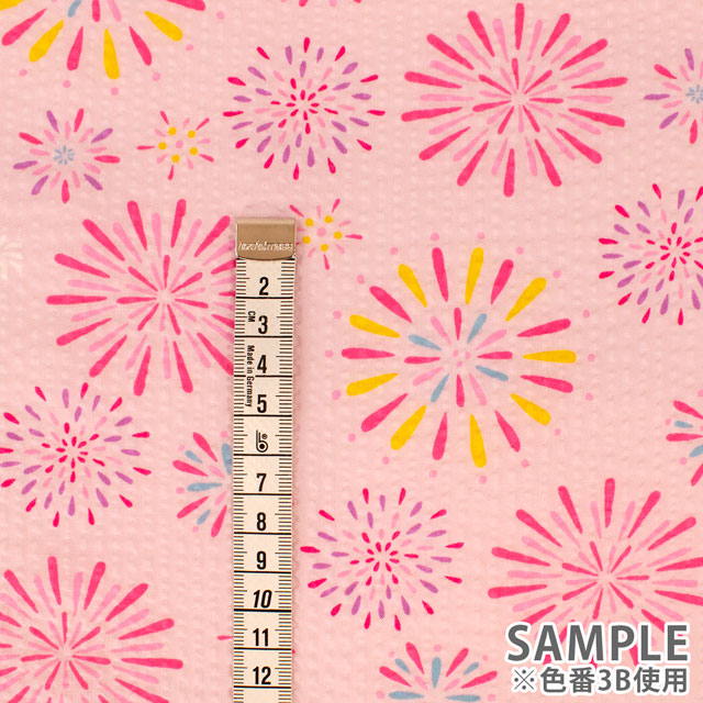 生地 和柄リップル 花火(AP52111) 3A.オフ 09Ab02_