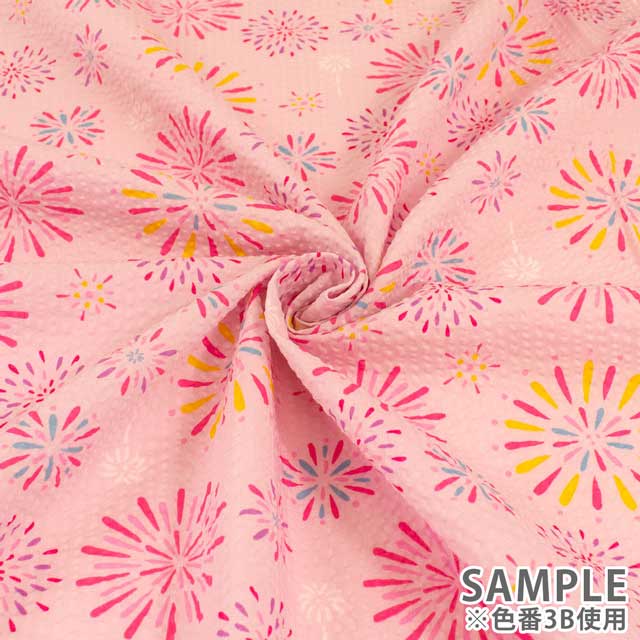 生地 和柄リップル 花火(AP52111) 3A.オフ 09Ab02_