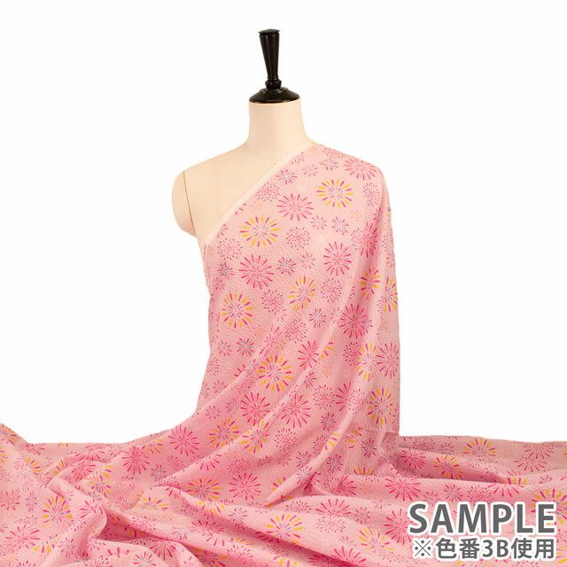 生地 和柄リップル 花火(AP52111) 3A.オフ 09Ab02_