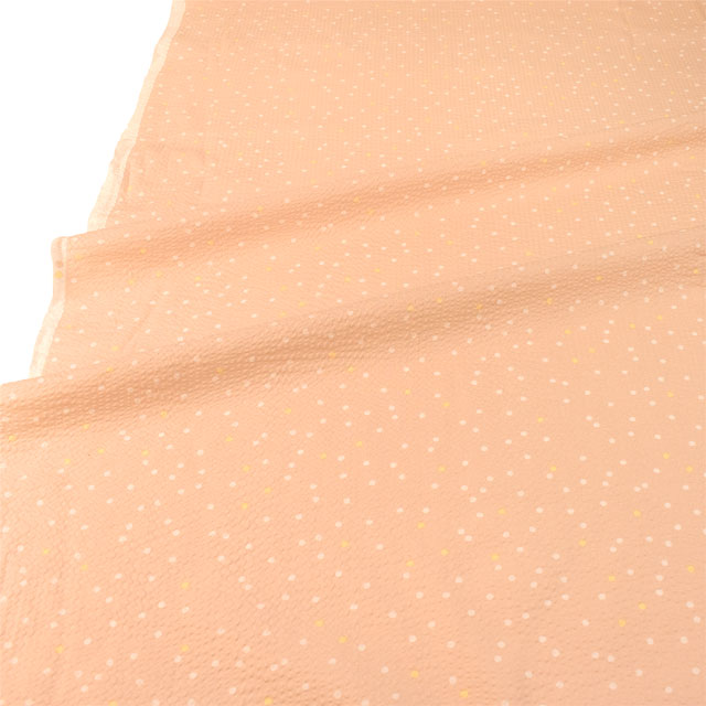 生地 クラッシーリップル ドット(AP52801) 1B.ピンク 09Ab02_