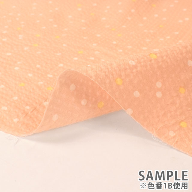 生地 クラッシーリップル ドット(AP52801) 1B.ピンク 09Ab02_