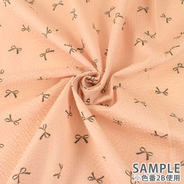 生地 クラッシーリップル リボン(AP52801) 2B.ピンク 09Ab02_