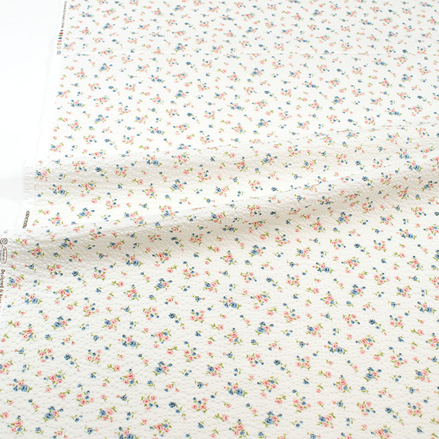 生地 大人リップルプリント 小花柄(AP62801H) 1A.オフ 09Ae99_