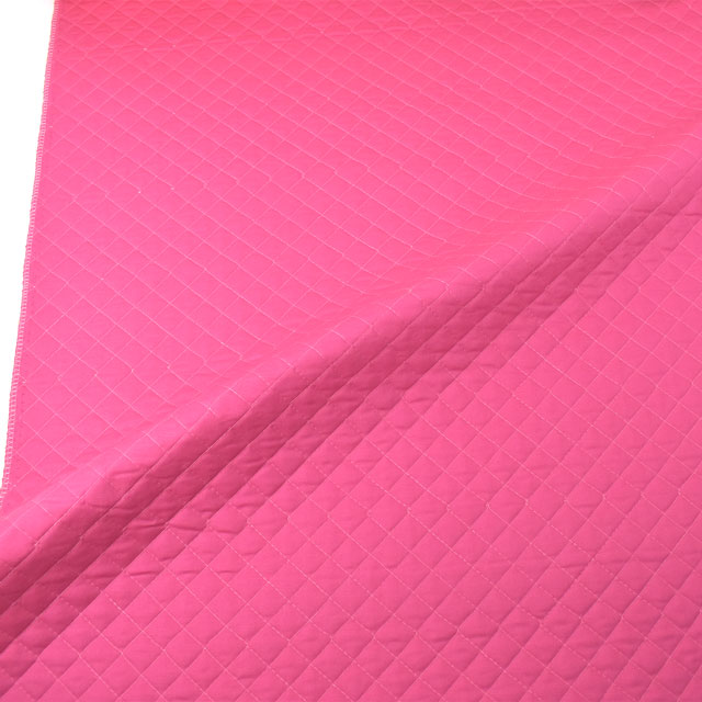 キルティング生地 リバーキルト(AQ85751) 142.オレンジ×濃ピンク 99Zz99_