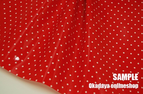 生地 水玉ラミネート(AR88312) 小 11O.黒 99Zz99_