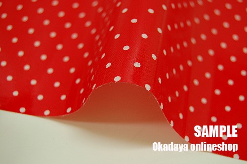 生地 水玉ラミネート(AR88312) 小 11O.黒 99Zz99_