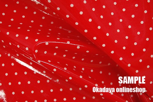 生地 水玉ラミネート(AR88312) 小 11O.黒 99Zz99_