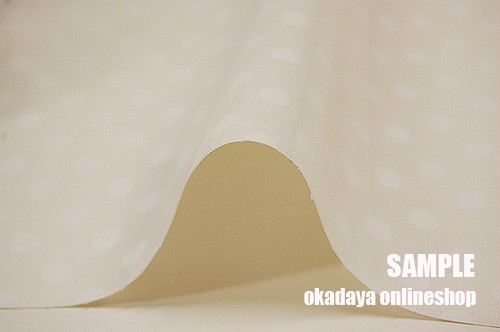 生地 水玉ラミネート(AR88312) 大 12L.茶 99Zz99_