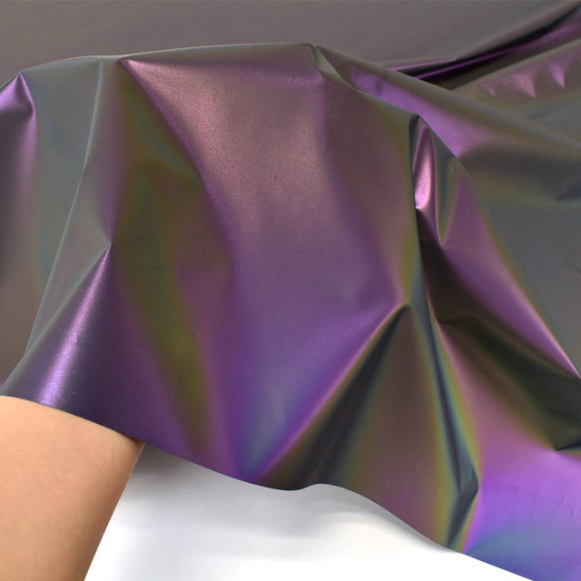 反射生地 LIGHT FORCE(R) オーロラリフレクター ブラック 10Bn99j