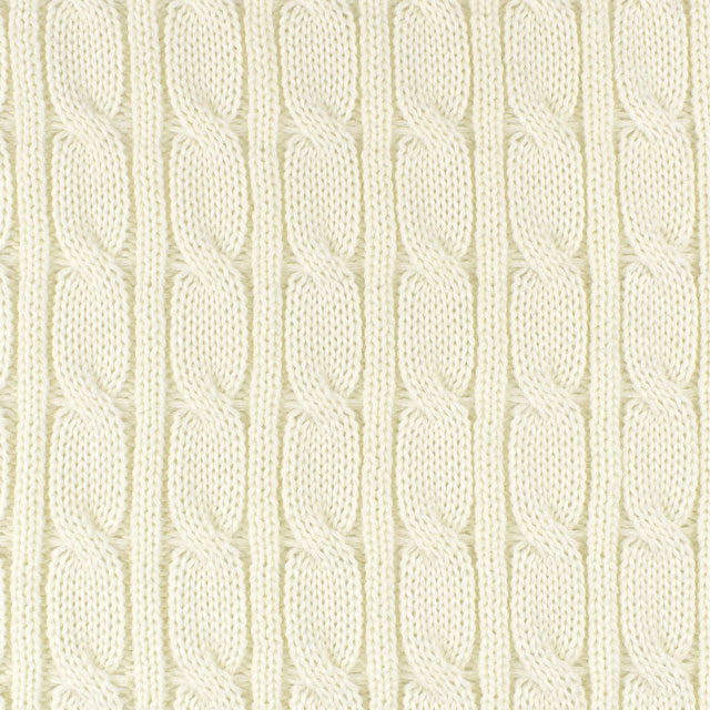 リブニット AW5Gケーブル編ニット AW201.白 09Bo33_