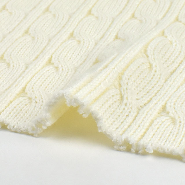 リブニット AW5Gケーブル編ニット AW201.白 09Bo33_