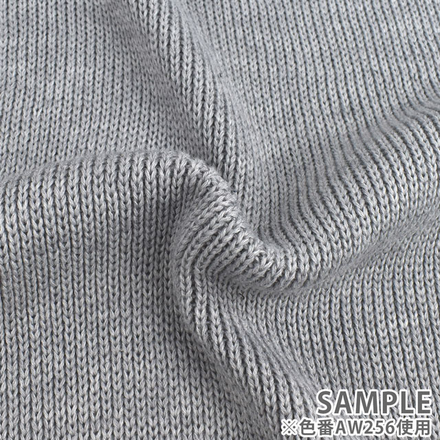 リブニット AW5G0×0リブニット AW283.カーキ 09Bo33_