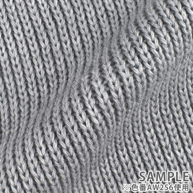 リブニット AW5G0×0リブニット AW283.カーキ 09Bo33_