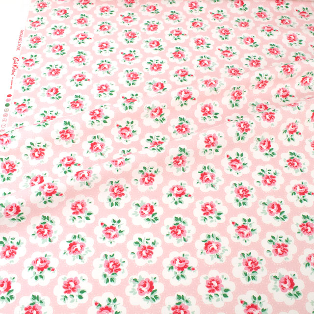 生地 Cath Kidston-キャスキッドソン PROVENCE ROSE プロヴァンス・ローズ(AWCK05) PINK 09Ac04_
