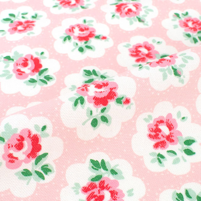 生地 Cath Kidston-キャスキッドソン PROVENCE ROSE プロヴァンス・ローズ(AWCK05) PINK 09Ac04_