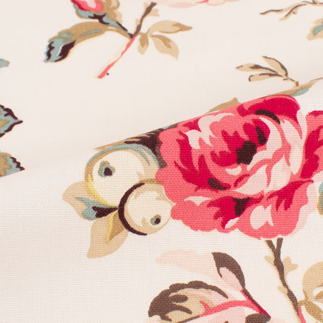生地 Cath Kidston-キャスキッドソン GARDEN ROSE ガーデン・ローズ(AWCK10) MULTI 09Ac04_