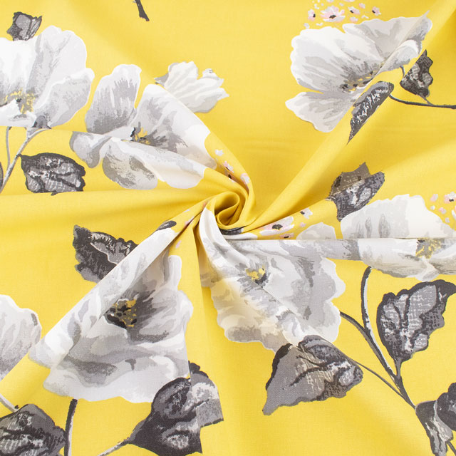 生地 Cath Kidston-キャスキッドソン WILD POPPIES ワイルド・ポピーズ(AWCK20) CITRINE 09Ac04_