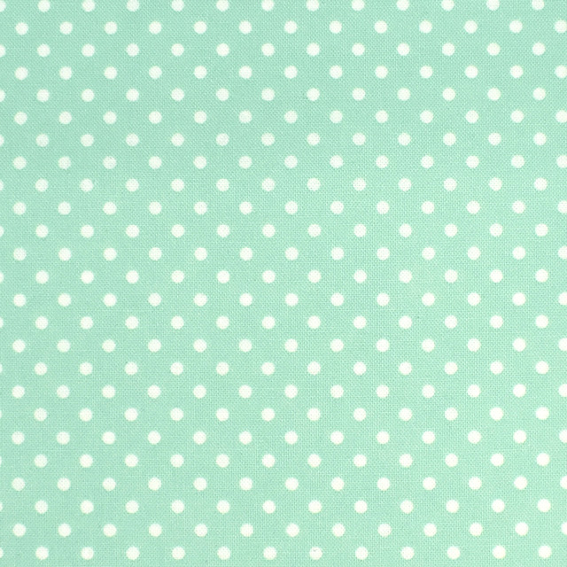 生地 シーチングドット 約2.5mm(BF-001) G.ミント 99Zz99_