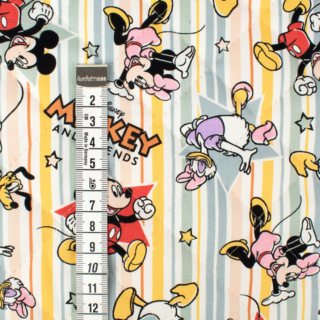 生地 BTSシリーズ ディズニー ミッキー&フレンズ/キルティング(GRQ-1130) 1A.マルチ 09Ae12_