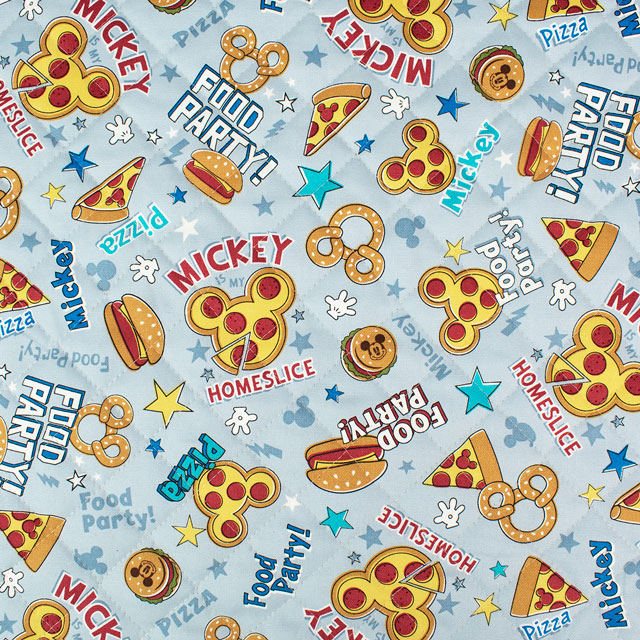 生地 BTSシリーズ ディズニー ミッキーマウス/キルティング(GRQ-1131) 1A.ブルー 09Ae12_