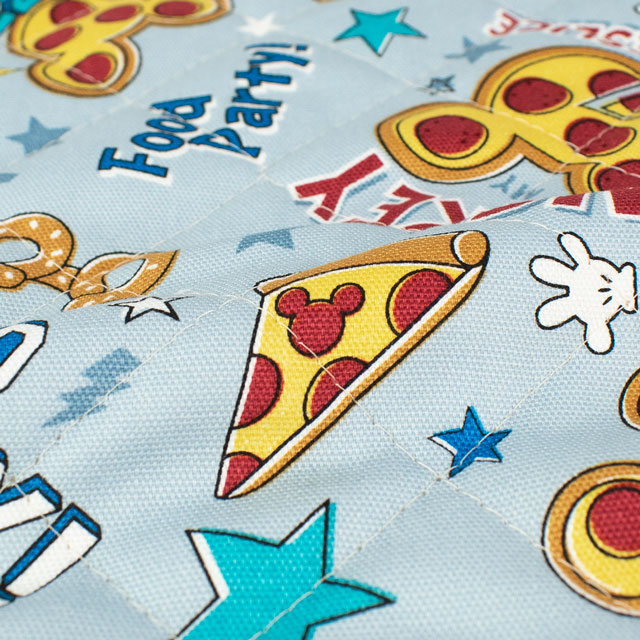 生地 BTSシリーズ ディズニー ミッキーマウス/キルティング(GRQ-1131) 1A.ブルー 09Ae12_