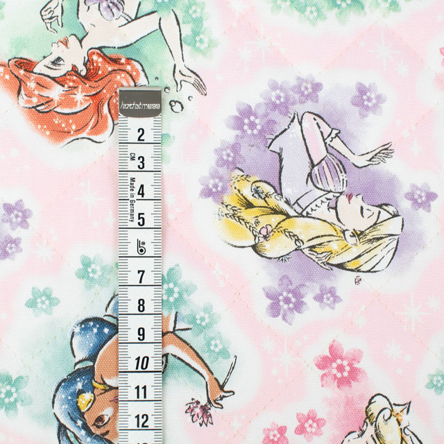 生地 BTSシリーズ ディズニープリンセス/キルティング(GRQ-1134) 1A.ピンク 09Ae12_