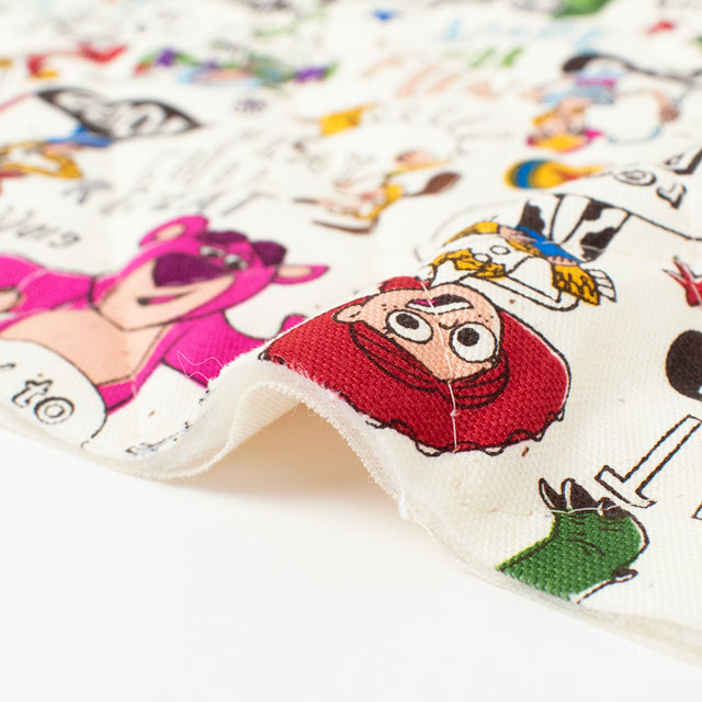 生地 BTSシリーズ ディズニー トイ・ストーリー/キルティング(GRQ-1137) 1A.キナリ 09Ae12_