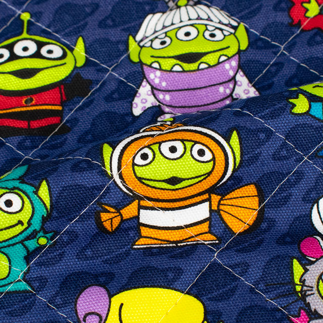 生地 BTSシリーズ ディズニー トイ・ストーリー エイリアン/キルティング(GRQ-1138) 1A.ネイビー 09Ae12_
