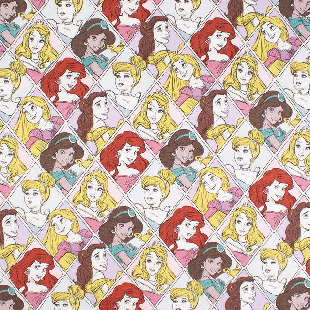 生地 BTSシリーズ ディズニープリンセス/オックス(GR-1123) 1A.ピンク 09Ae12_