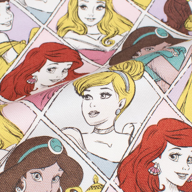 生地 BTSシリーズ ディズニープリンセス/オックス(GR-1123) 1A.ピンク 09Ae12_