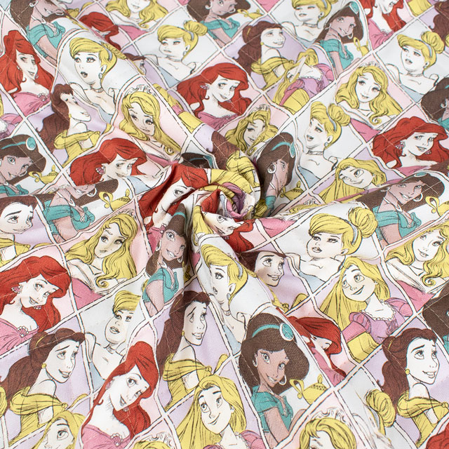 生地 BTSシリーズ ディズニープリンセス/キルティング(GRQ-1123) 1A.ピンク 09Ae12_