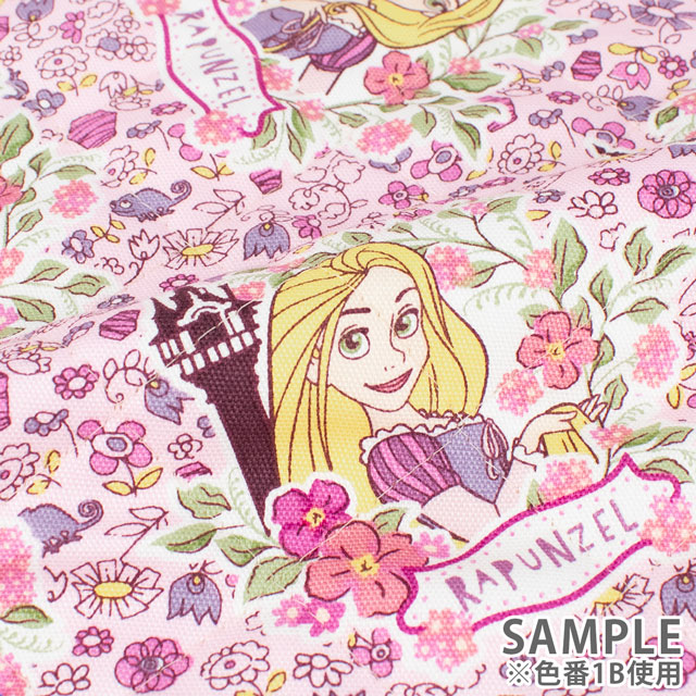 生地 BTSシリーズ ディズニー ラプンツェル/キルティング(GRQ-1124) 1B.ピンク 09Ae12_