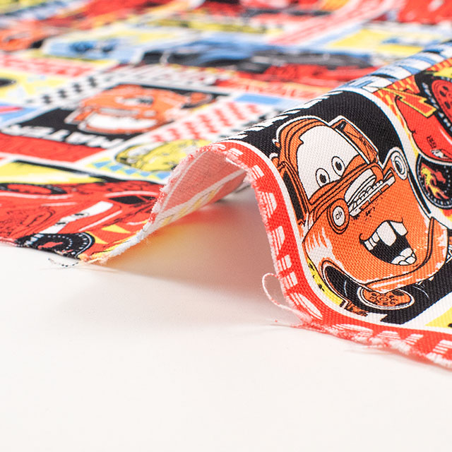 生地 BTSシリーズ カーズ レーサー柄/オックス(GR-1157) 1A.マルチ 09Ae99_
