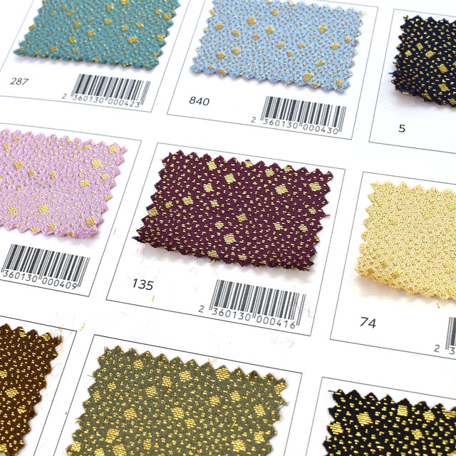 生地カラーサンプル帳 古代砂子(9249) 15Yy88_