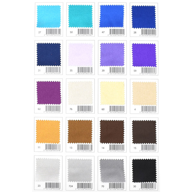 生地カラーサンプル帳 ジェネラルサテン(100073) 99Zz99_