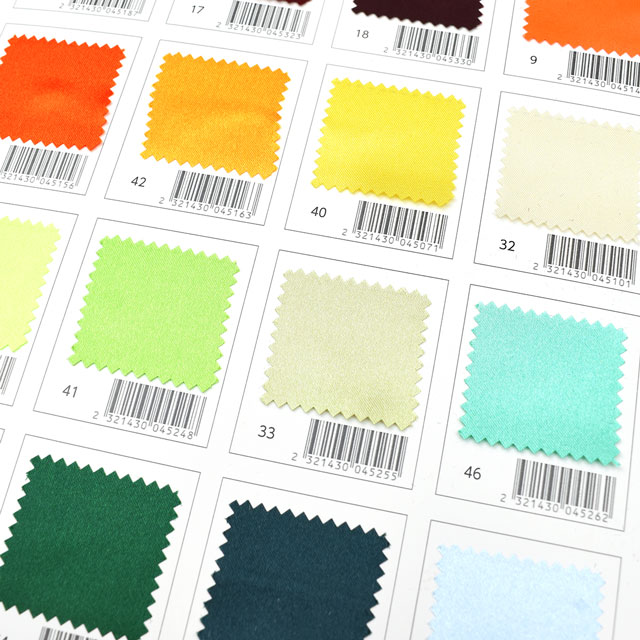 生地カラーサンプル帳 ジェネラルサテン(100073) 99Zz99_