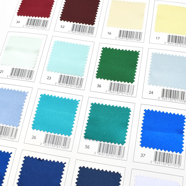 生地カラーサンプル帳 スタンダードサテン(8739) 15Yy88_