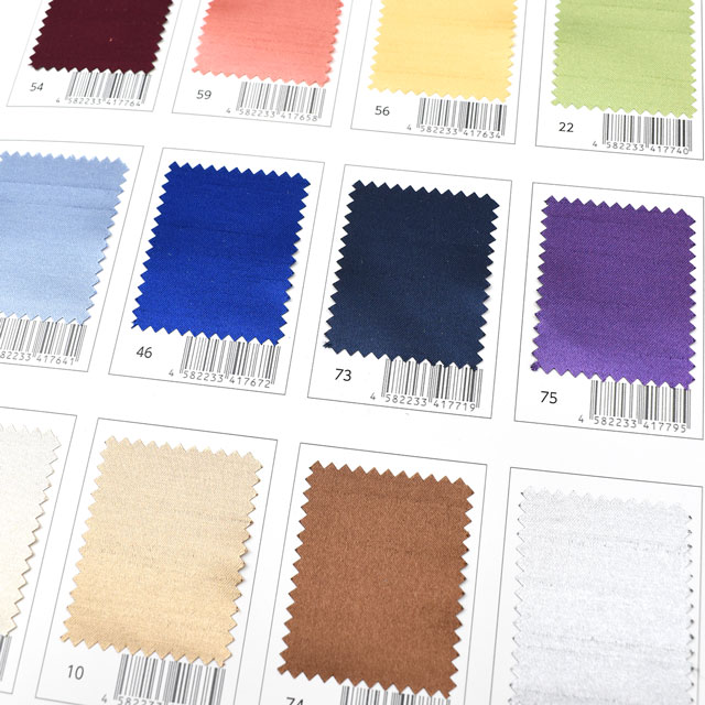 生地カラーサンプル帳 CDシャンタン(281001) 15Yy88_