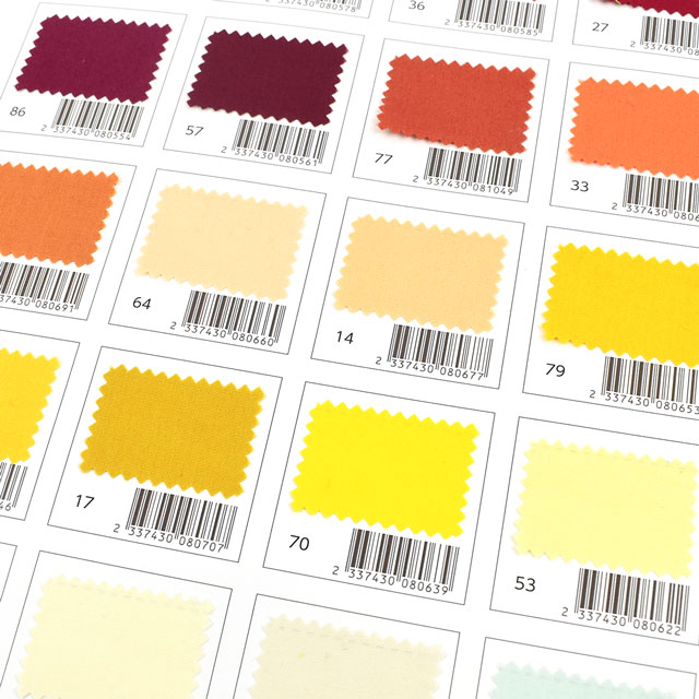 生地カラーサンプル帳 カラーブロード(64500) 15Yy88_