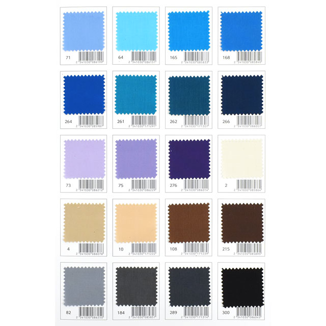 生地カラーサンプル帳 T/Cブロード(AD40000) 15Yy88_