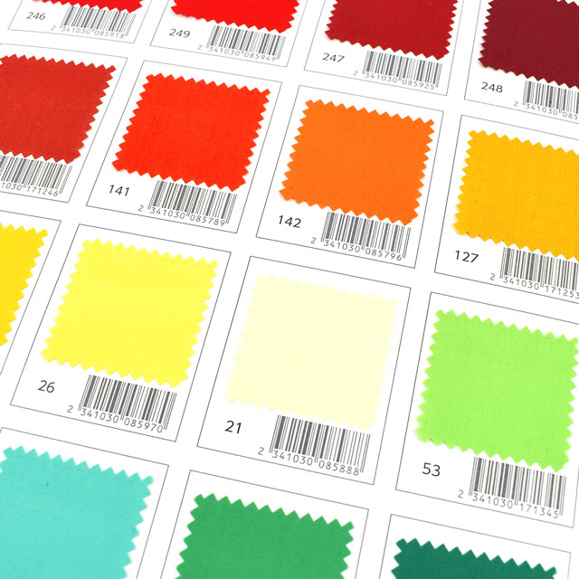 生地カラーサンプル帳 T/Cブロード(AD40000) 15Yy88_